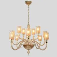 Люстра Crystal Lux SILVESTRO SP12 AMBER