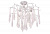 Люстра Crystal Lux REINA PL5 D600 SILVER PATINA