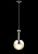 Светильник подвесной Crystal Lux TRUENA SP1 NICKEL Светильник подвесной Crystal Lux TRUENA SP1 NICKEL