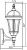 Настенный фонарь уличный ROMA S 95201S/04 Bl