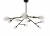 Подвесной светильник Lumina Deco Crocus LDP 7002-12 BK+MD
