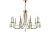 Люстра Crystal Lux VICTORIA SP10 GOLD/AMBER