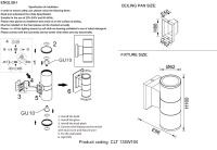 Бра Crystal Lux CLT 138W160 BL