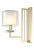 Бра Crystal Lux NICOLAS AP1 GOLD/WHITE Бра Crystal Lux NICOLAS AP1 GOLD/WHITE