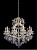 Люстра Crystal Lux ISABEL SP11 GOLD/TRANSPARENT