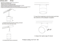 Светильник трековый однофазный Crystal Lux CLT 0.31 130 WH