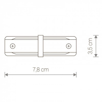 Коннектор Profile Straight Connector 9453