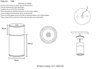 Светильник потолочный Crystal Lux CLT 138C180 BL