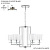 Люстра Crystal Lux NICOLAS SP-PL6 NICKEL/WHITE