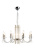 Люстра Crystal Lux AURELIO SP8 GOLD+CHROME/TRANSPARENT