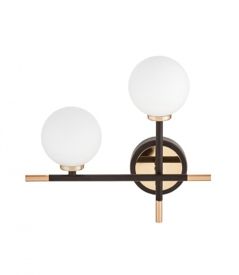 Бра Lumina Deco Marsiada LDW 6033N-2 BK+GD
