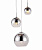 Подвесной светильник Lumina Deco Veroni LDP 1029-3 CHR