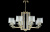 Люстра Crystal Lux NICOLAS SP-PL8 GOLD/WHITE