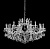 Люстра Crystal Lux HOLLYWOOD SP12+6 CHROME