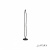 Торшер Stringer F6329 BK