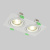 Светильник встроенный Crystal Lux CLT 002C2 WH V2 Светильник встроенный Crystal Lux CLT 002C2 WH V2
