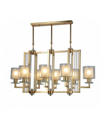 Подвесная люстра Lumina Deco Manhattan LDP 8012-8P F.GD