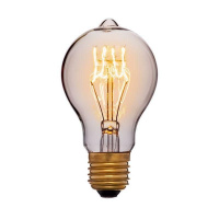 Лампа накаливания E27 60W груша прозрачная 053-204