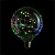 Лампа светодиодная E27 1,5W RGB шар прозрачный 057-059