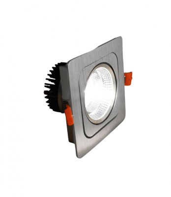 Встраиваемый точечный светильник Lumina Deco Fostis LDC 8064-SS-7WCOB-L98*W98 SILVER