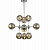 Подвесной светильник Lumina Deco Gala LDP 7006-9 CHR