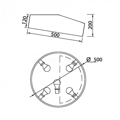 Потолочный светильник Mini 6168