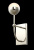 Бра Crystal Lux TRUENA AP1 NICKEL Бра Crystal Lux TRUENA AP1 NICKEL