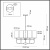 Потолочная люстра Novas 4816/8