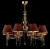 Подвесная люстра Maytoni Chester RC0100-PL-08-R