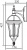 Настенный фонарь уличный ROMA S 95202S/04 Bl