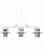Подвесной светильник Lumina Deco Capri LDP 11327B-3 PR WT