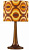 Интерьерная настольная лампа Zulu A1961LT-1CK