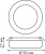 Точечный светильник Frameless 967511209