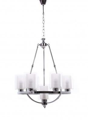 Подвесная люстра Lumina Deco Santini LDP 1220-7 CHR+WT