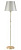 Торшер Crystal Lux NICOLAS PT1 GOLD/WHITE